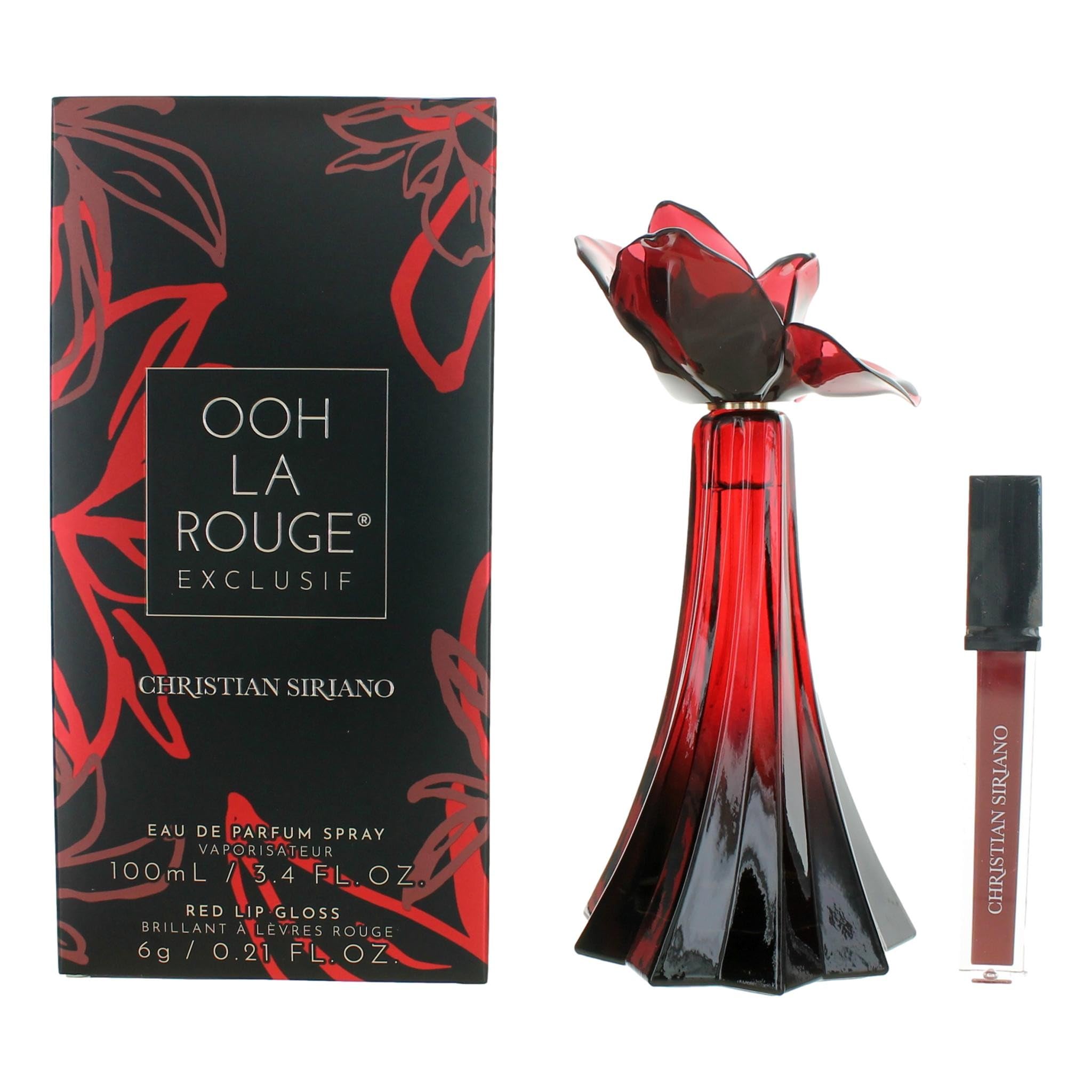 CHRISTIAN SIRIANO OOH LA ROUGE Вода парфюмерная для женщин 2 мл + red lip gloss 0,8 мл купить
