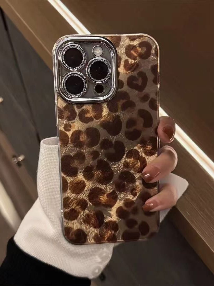智能手机壳 用于 Apple iPhone 15, 热塑性聚氨酯, 棕色