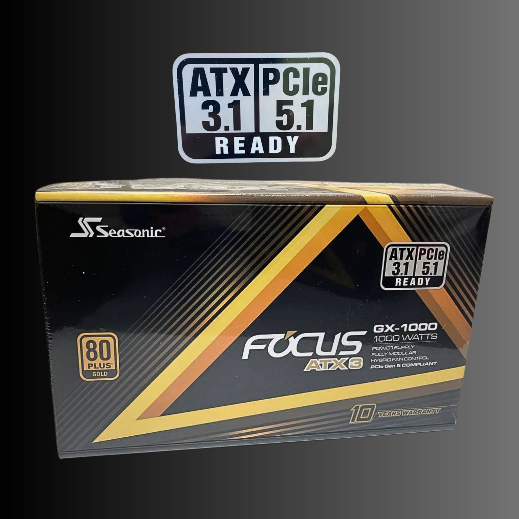 ATX / 1000W / GX-1000 FOCUS Seasonic питания Блок 値下げ可 atx3.0 gx1000 focus seasonic 3.1 5.1 PCLE / 電源ユニット