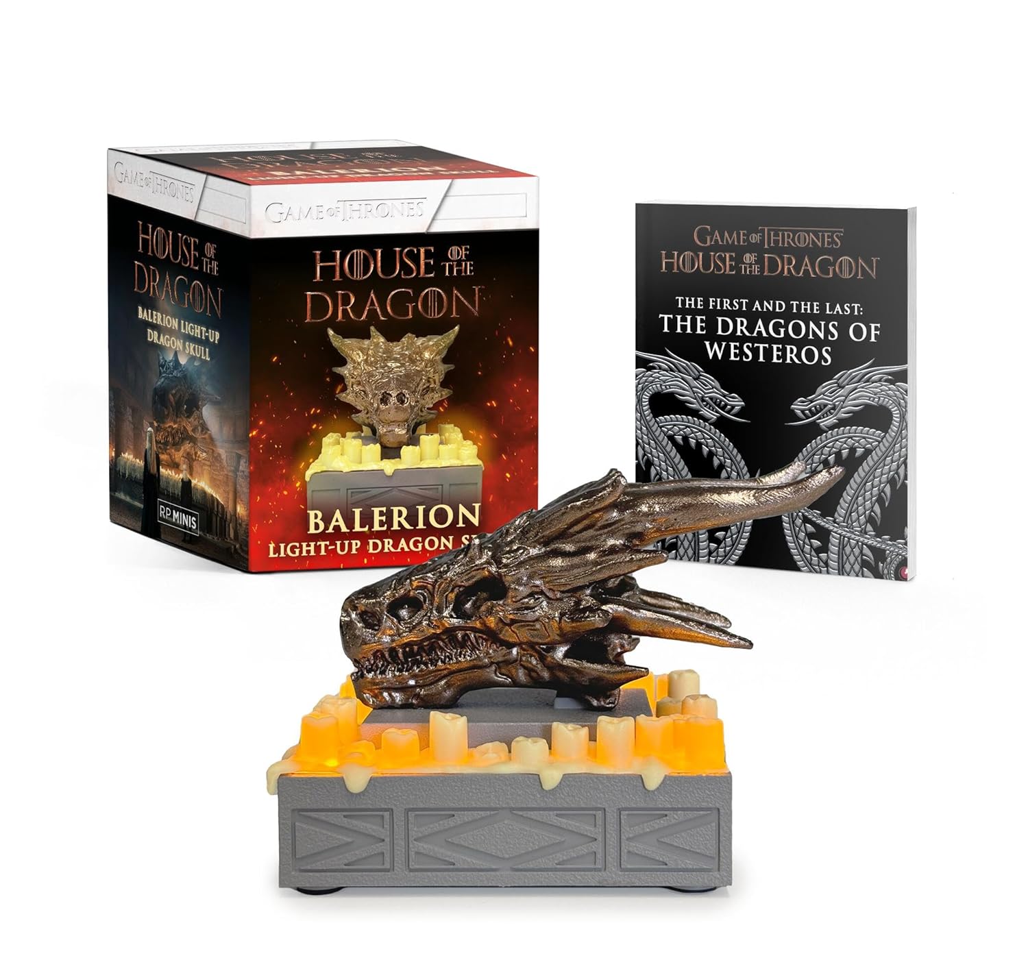 Дом Дракона / House of the Dragon Коллекционный набор Череп дракона Балериона с подсветкой