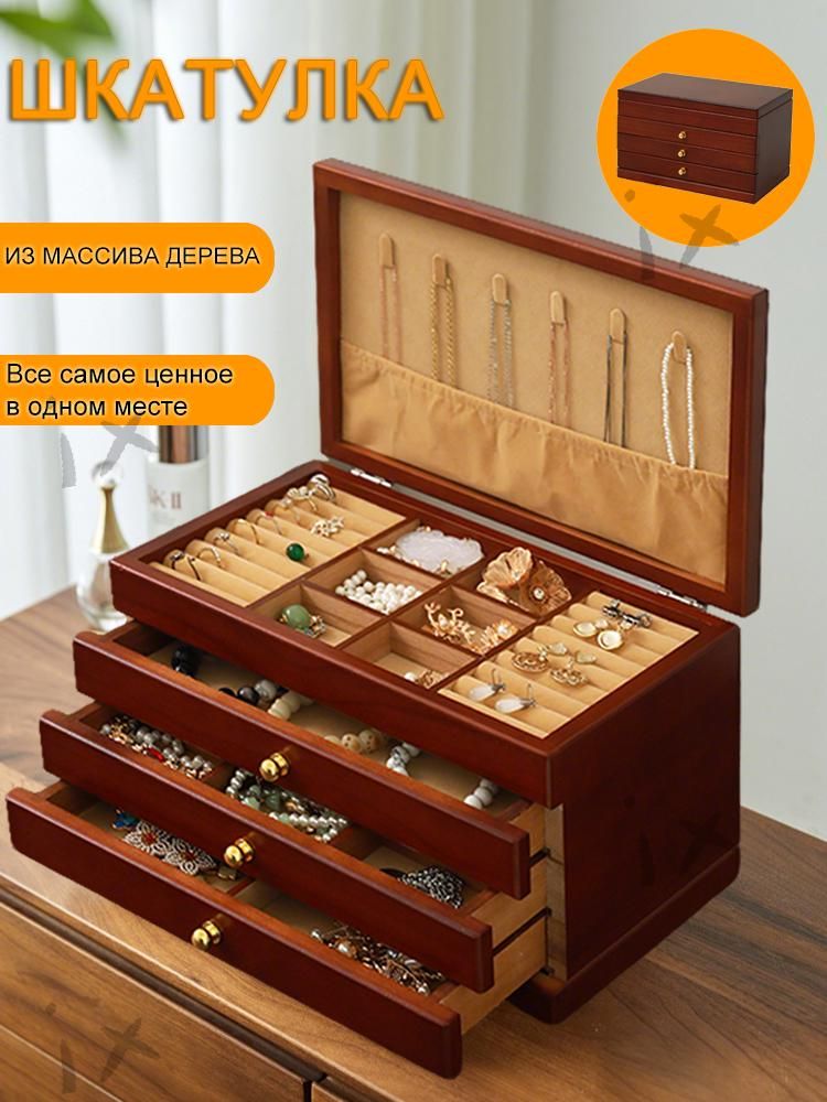 Шкатулка-сундукДляукрашений,1шт