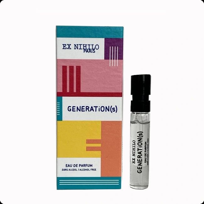 EX NIHILO Generation (s) Парфюмерная вода 2 мл купить