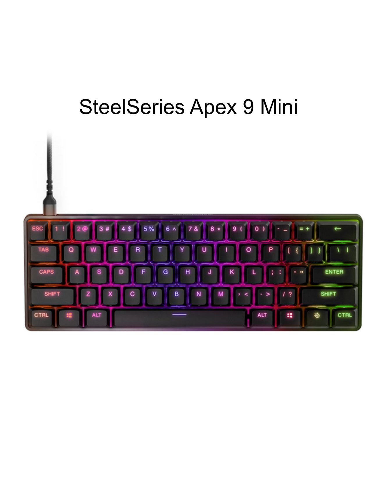 SteelSeries Игровая клавиатура беспроводная Apex 9 Mini