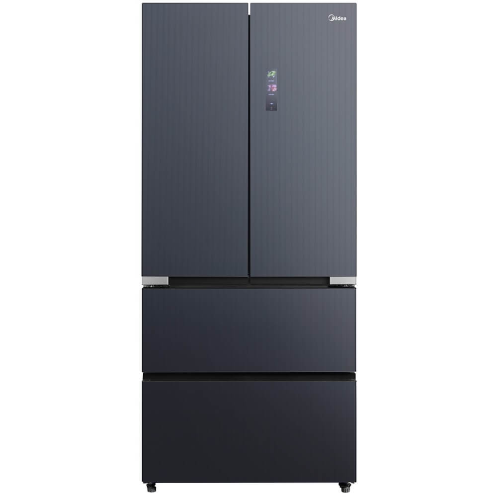 ХолодильникMideaMDRF705BIE70,двухкамерный,534л,NoFrost,инверторный,38дБ,A+,графит