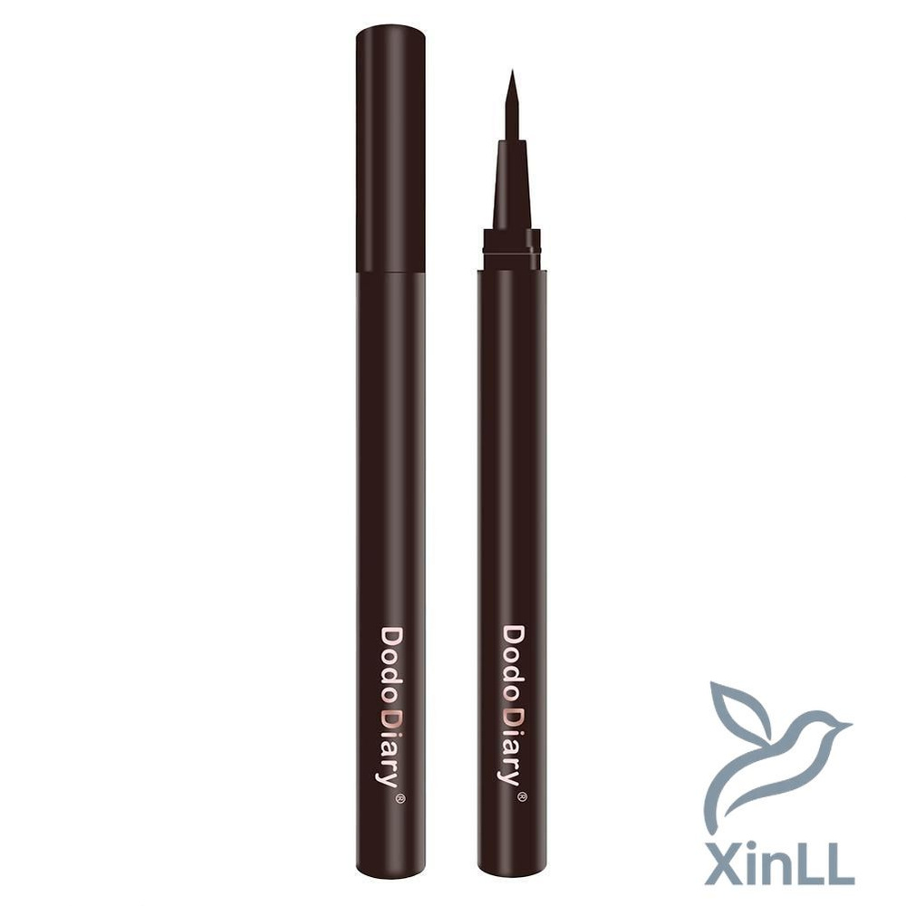 Подводкафломастер для глаз waterproof 24H smudgeproof тон коричневый, качественный, водостойкий #1