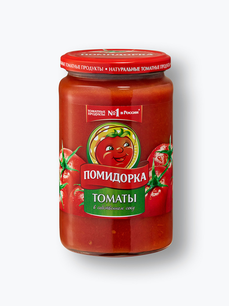 Томаты Помидорка в соку, 720 мл #1