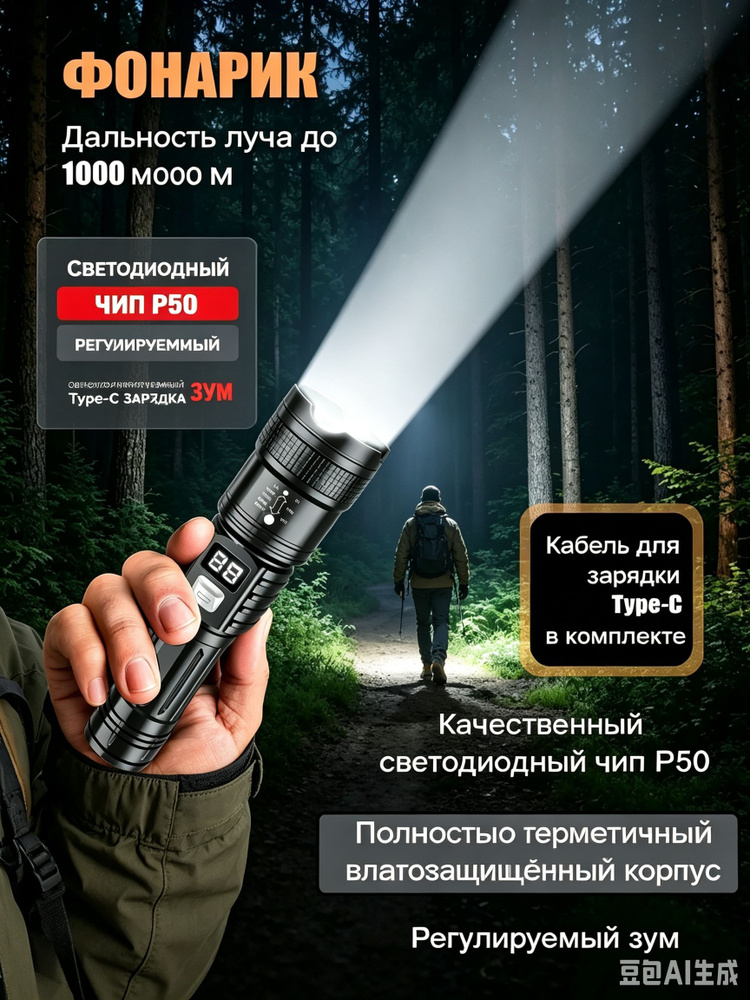Фонарь-прожектор #1