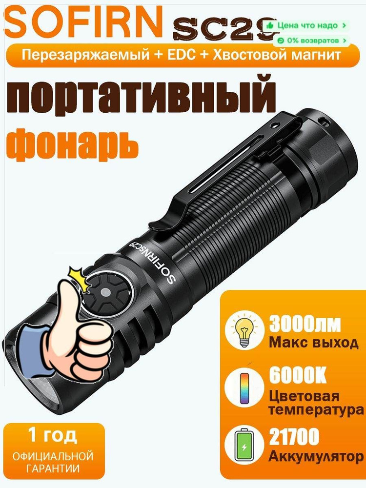 Sofirn Фонарь-прожектор #1