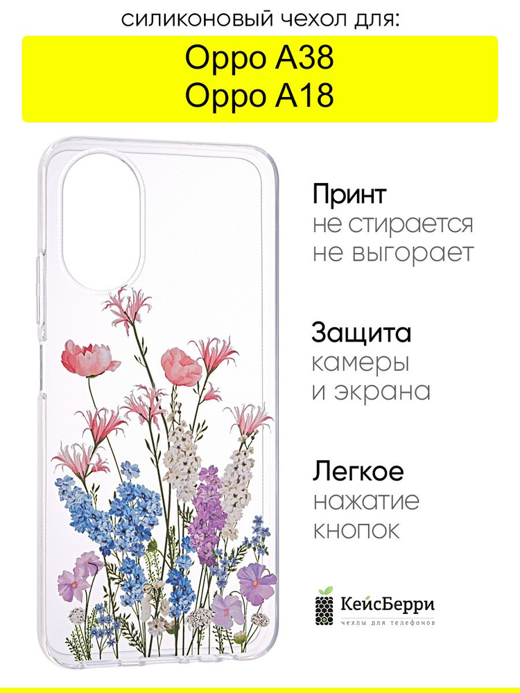 Чехол для Oppo A38 / A18, серия Clear #1