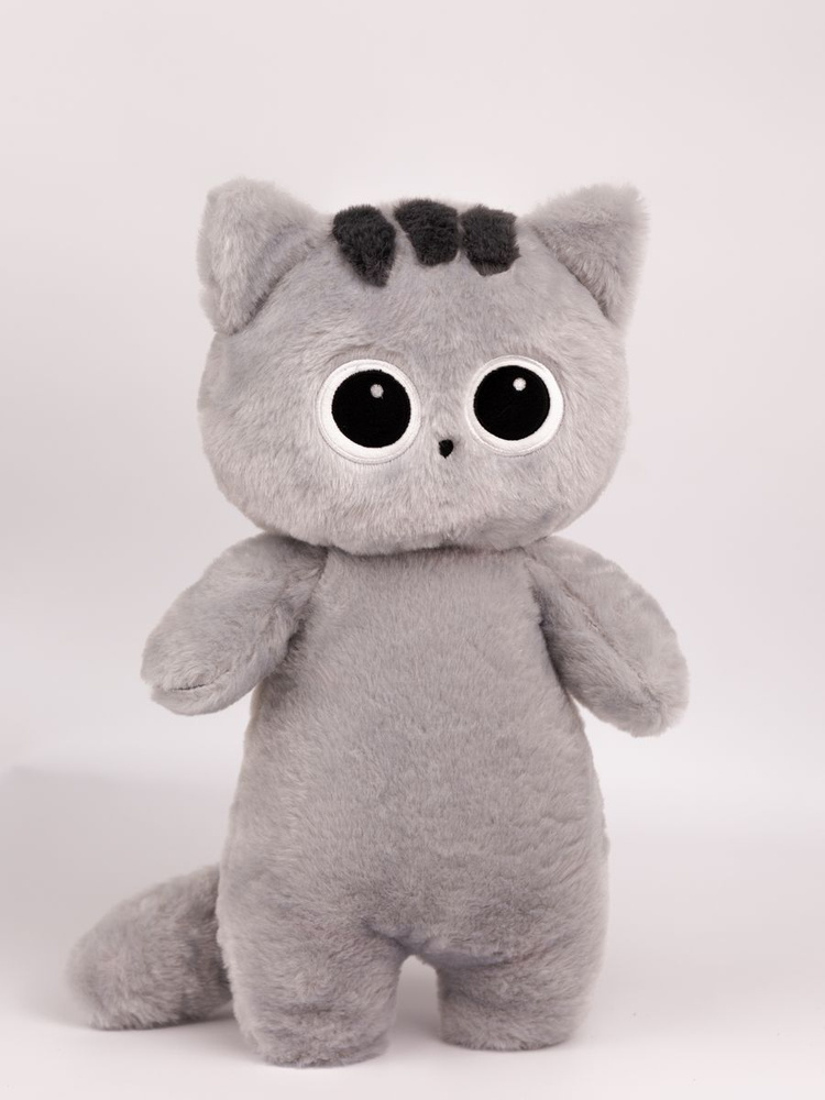 Мягкая игрушка КОТИК АНИМЭ МАЛЕНЬКИЙ СЕРЫЙ 25СМ - купить с доставкой по ...