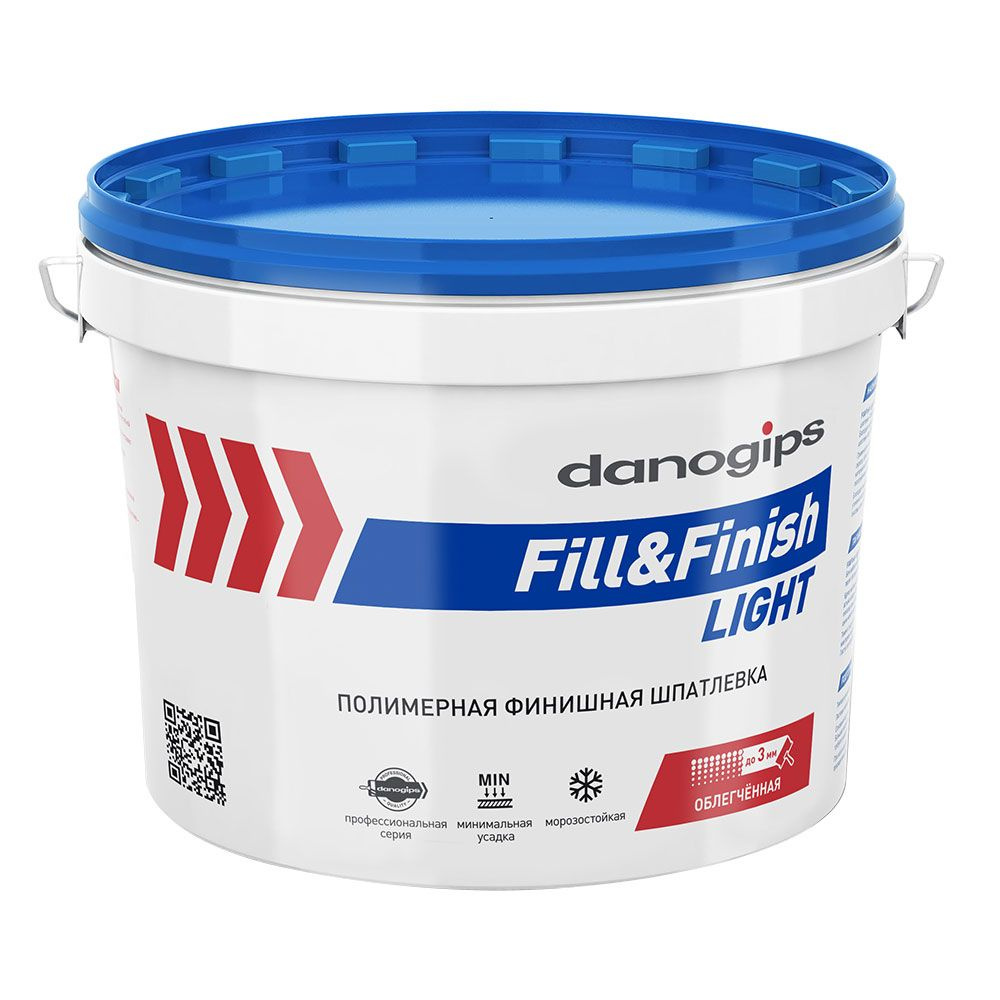 Шпатлевка Danogips Fill&Finish Light универсальная облегченная 10 л/12,3 кг  #1