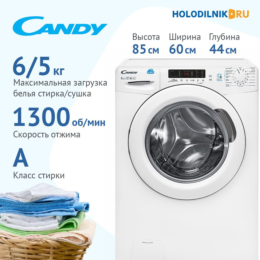 Стиральная машина Candy CSW4 365D/2-07, белый - купить по выгодной цене в  интернет-магазине OZON (185739864)