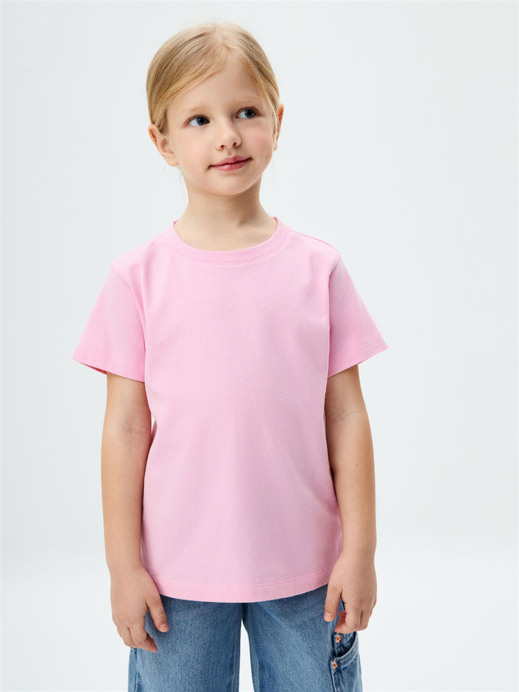 Футболка Sela, размер 98, цвет светло-розовый, 100% хлопок - купить по ...