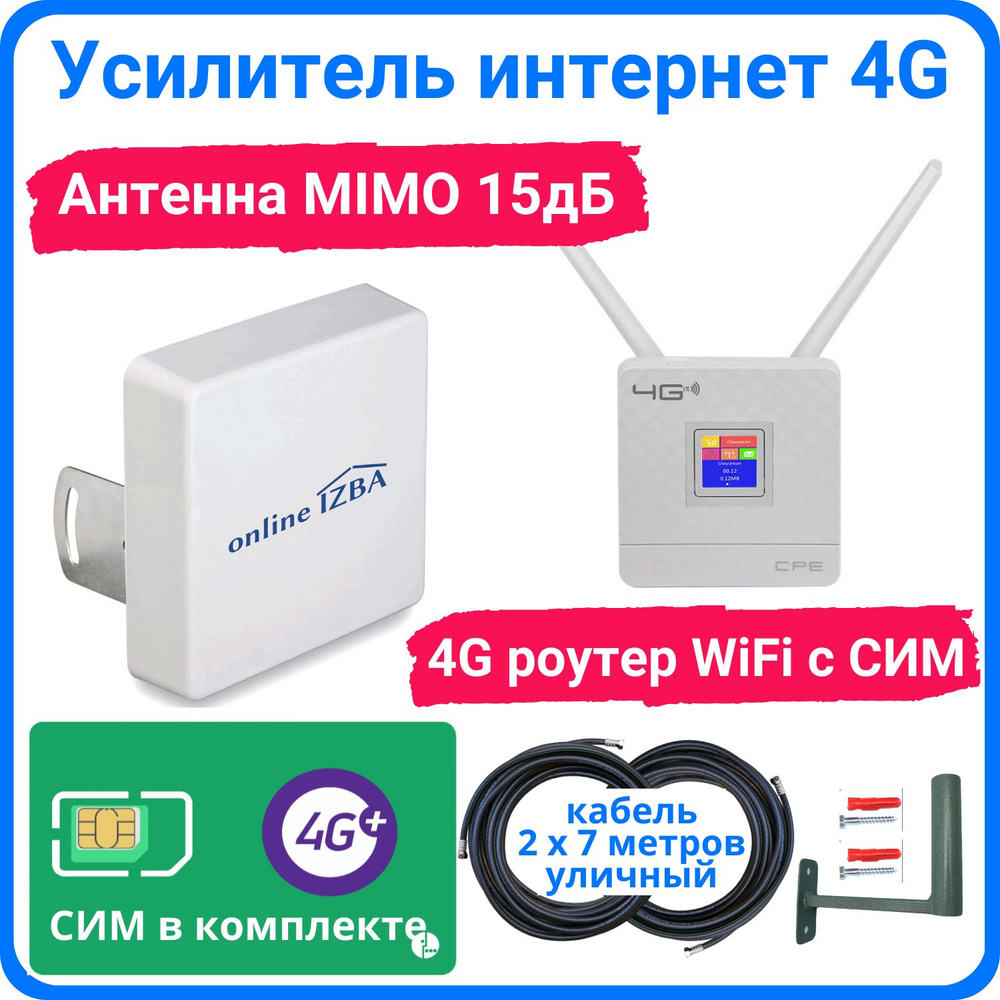 Усилитель интернет-сигнала GSM/3G/4G РЭМО Connect купить в Самаре