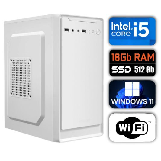 Купить компьютер Intel Core i5-2500/16GB RAM/SSD 512Gb/Wi-Fi/Accord ...