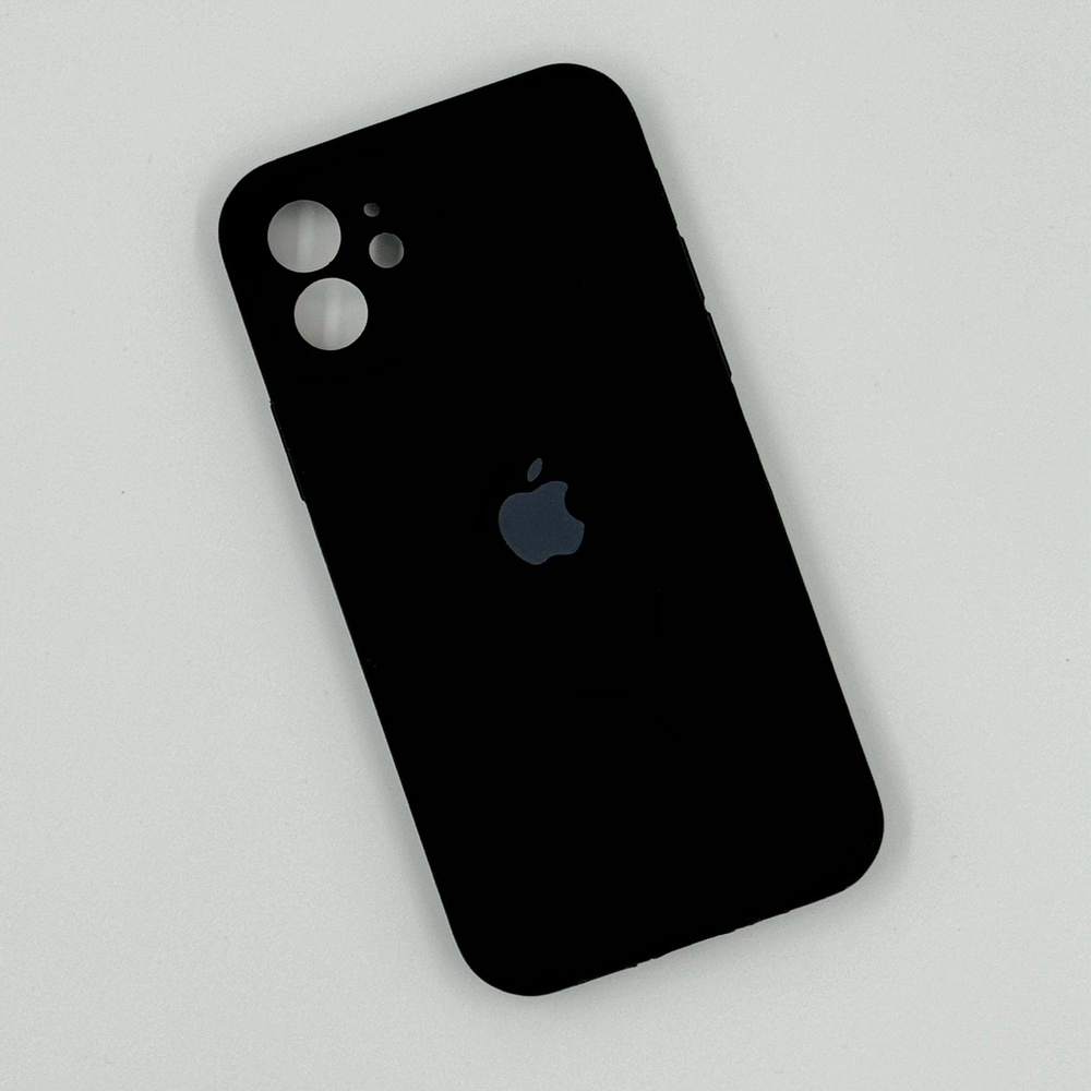 Силиконовый чехол на Айфон 12 с защитой камеры / чехол на iphone 12 ...