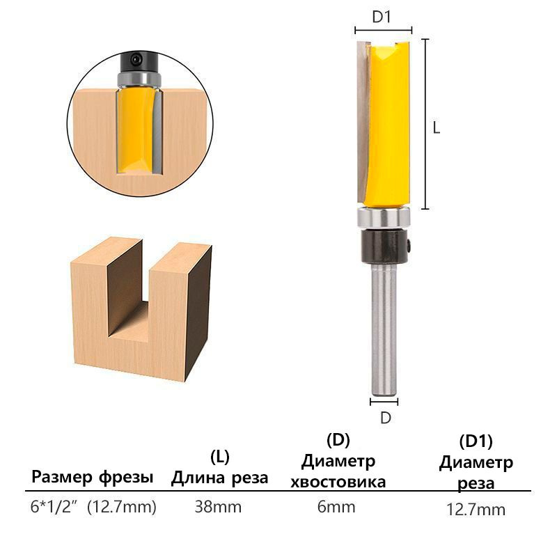 Концевая Пазовая, Прямая Фреза XCAN по дереву пазовая прямая с двойным ...