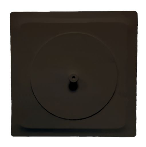 Заглушка коричневая матовая прочистного кармана газовой колонки 130мм (комплект) с фрикционной прокладкой #1