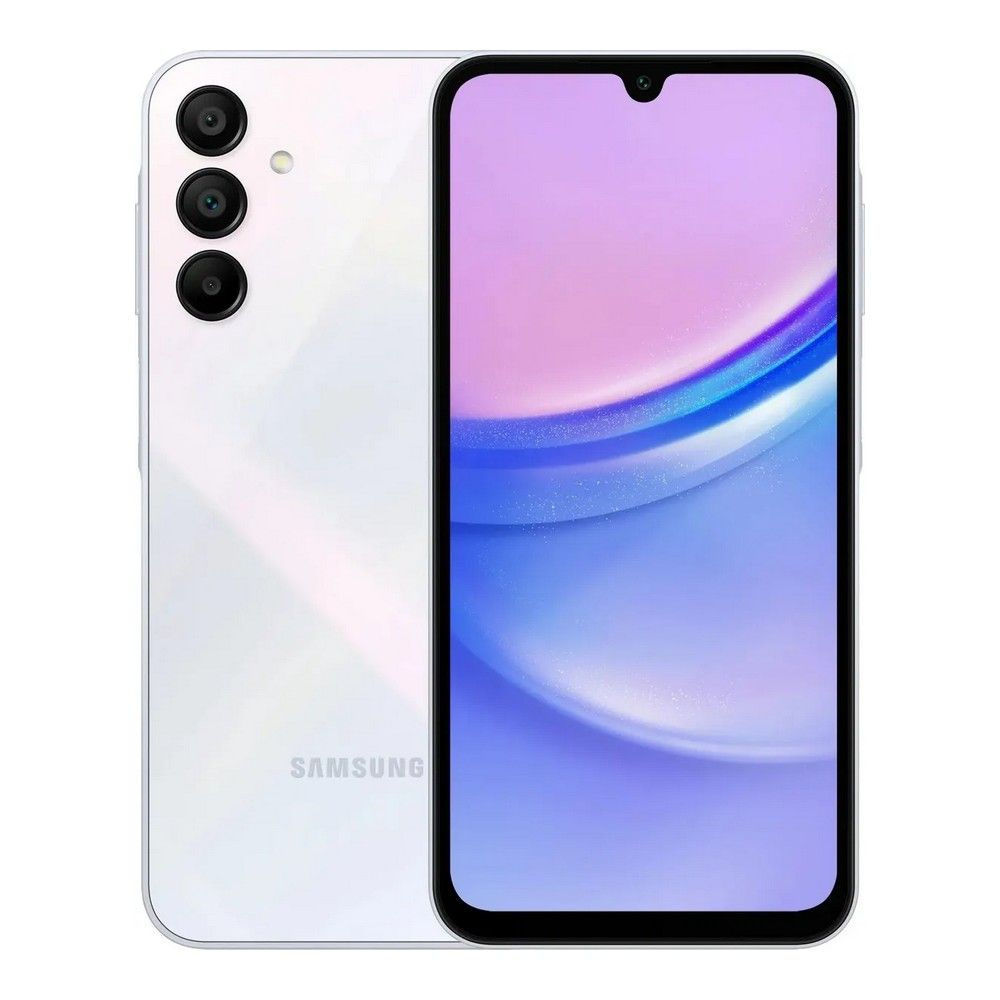 Samsung Смартфон Galaxy A15 (Гарантия РФ) Ростест (EAC) 4/128 ГБ,  светло-синий