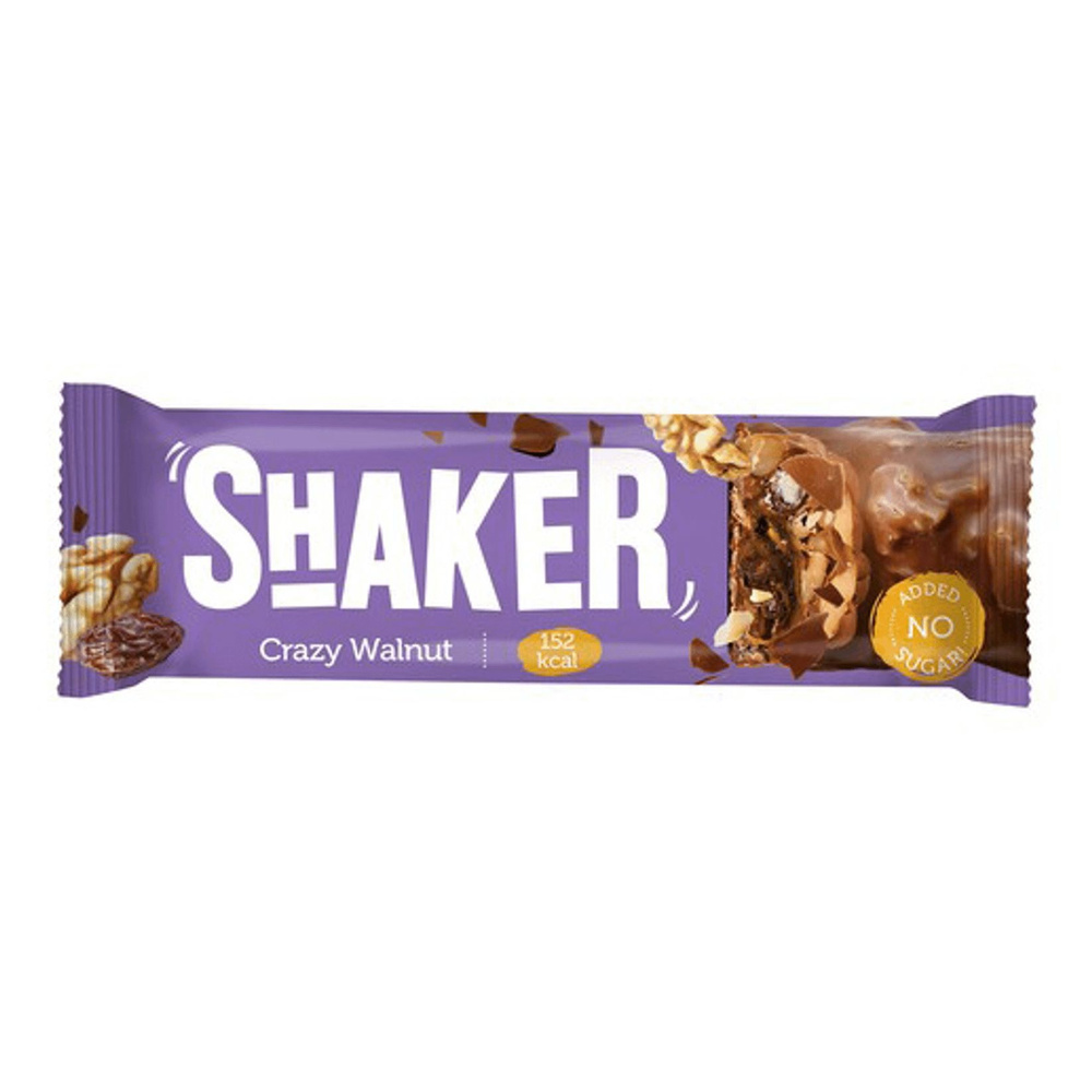 Шоколадный батончик FitnesShock Shaker Protein Bar протеиновый с ...