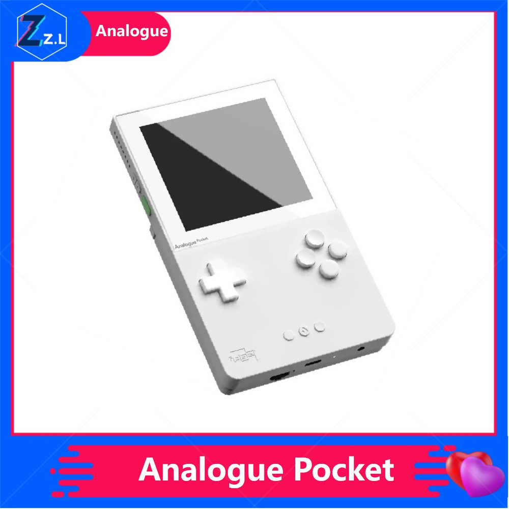 Retro Gaming Console Console (White) - Game Boy, GBC & GBA