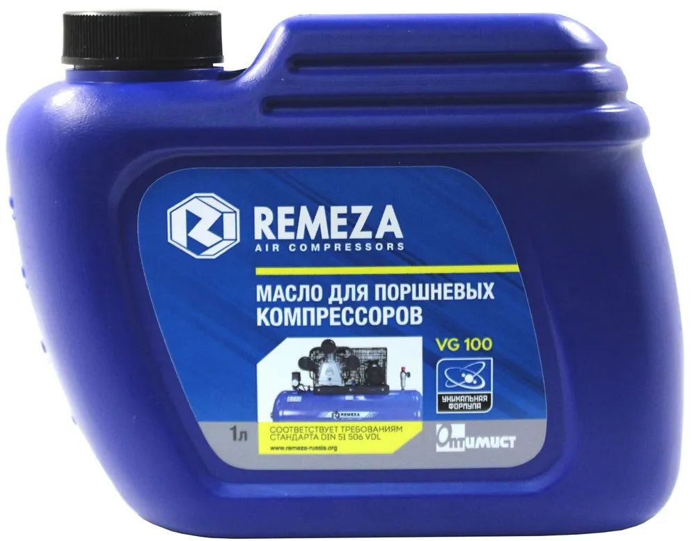 Масло для компрессоров VG100 1л REMEZA #1