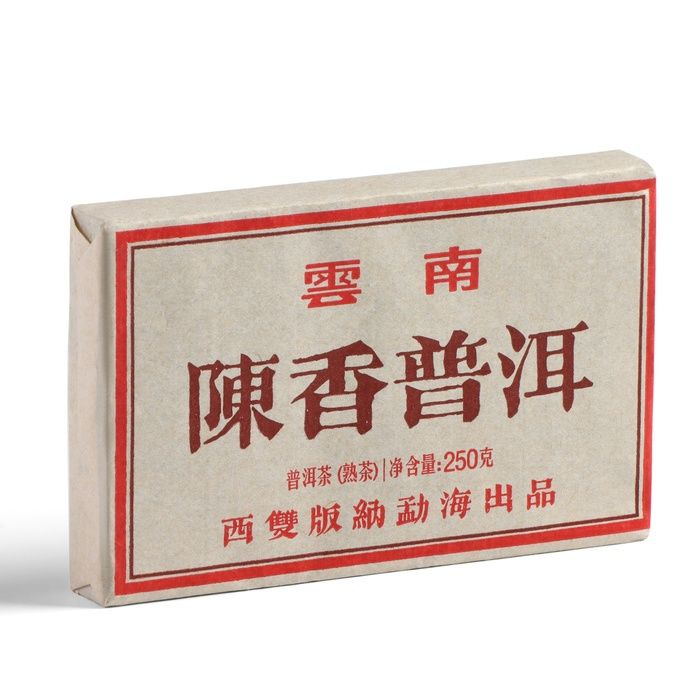 Чай китайский "Шу Пуэр Чэньсян", уезд Мэнхай, 2014 год, 250 г #1