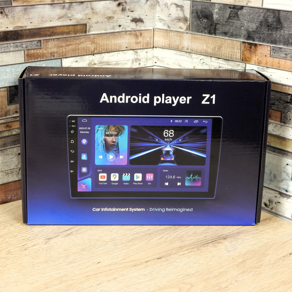 Магнитола Android Player Z1 для автомобиля Android, 2 din, 10 дюймов.  Автомагнитола WIFI, Bluetooth, GPS-навигация, MP5-плеер. Магнитофон в  машину с ...