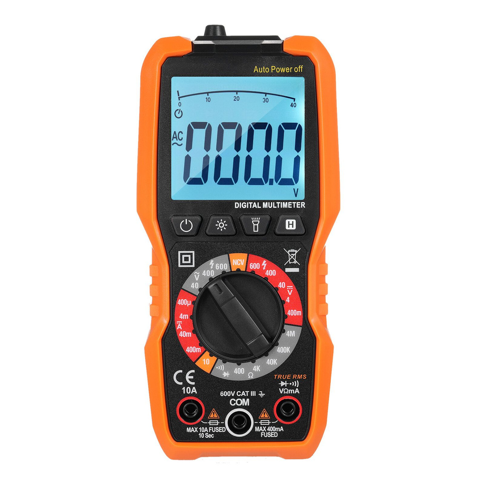Цифровой мультиметр Электрический тестер Оранжевый купить по выгодной ...