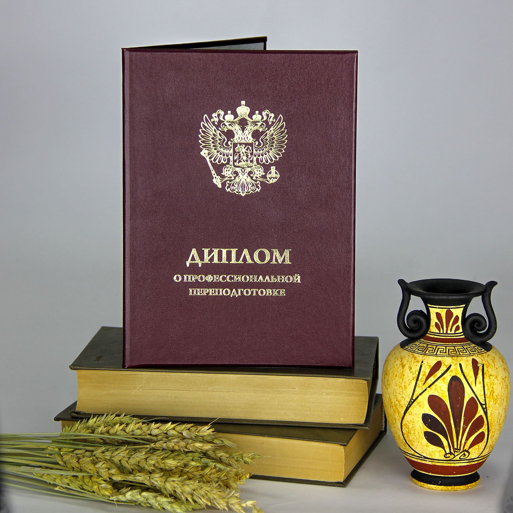 Обложка для документа А4 - Диплом о профессиональной переподготовке с ...