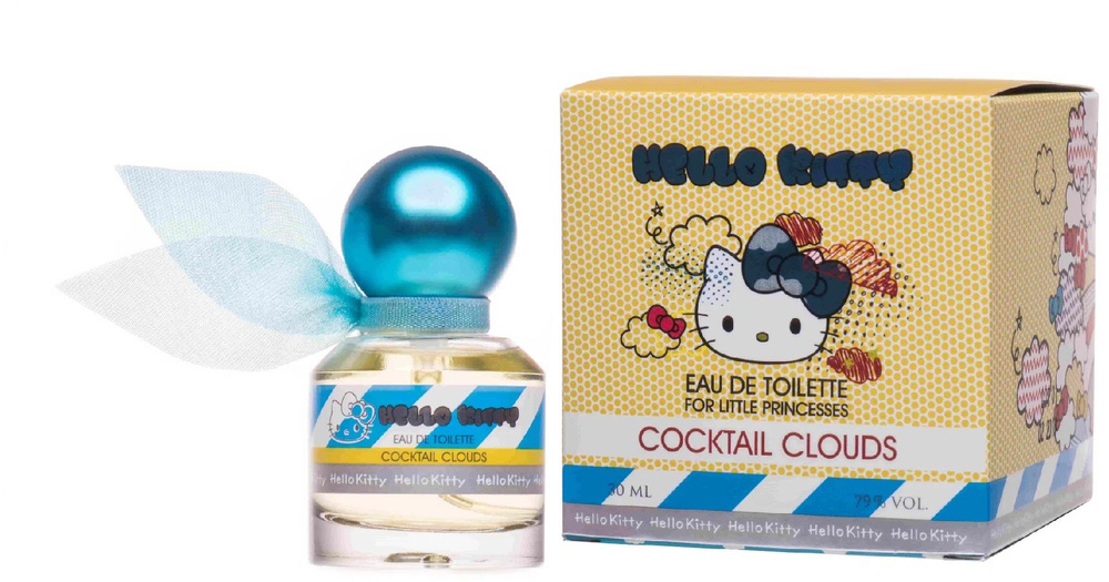 PONTI PARFUM woman HELLO KITTY - COCKTAIL CLOUDS Туалетная вода 30 мл. #1