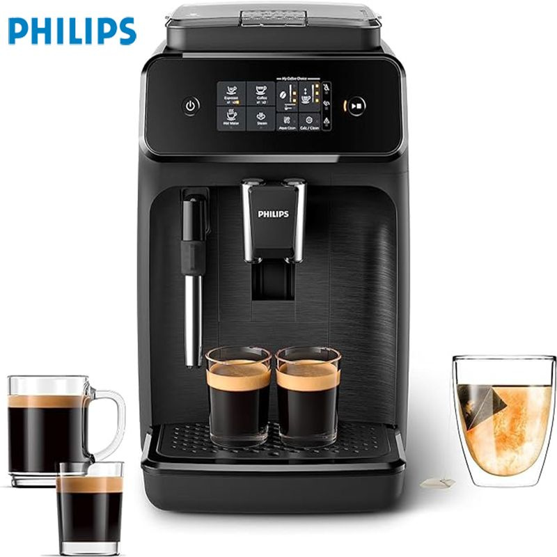 Автоматическая кофемашина Philips Series 1200 EP1221, черный матовый ...