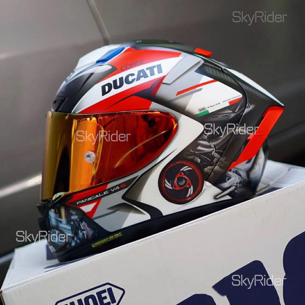 Мотошлем SHOEI X14 X-14 DUCATI PANIGALE V4S - купить с доставкой по ...