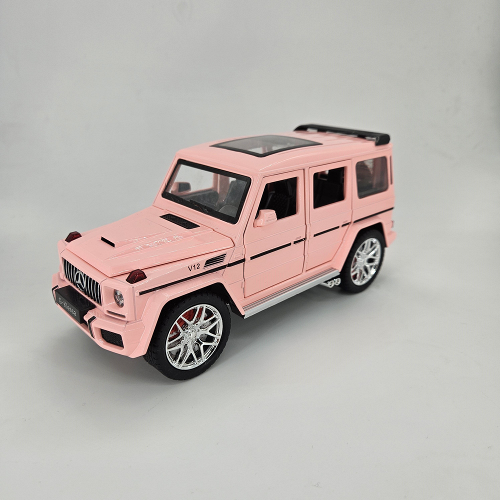 Машинка Merсedes Гелендваген розовый 1:24 - купить с доставкой по ...