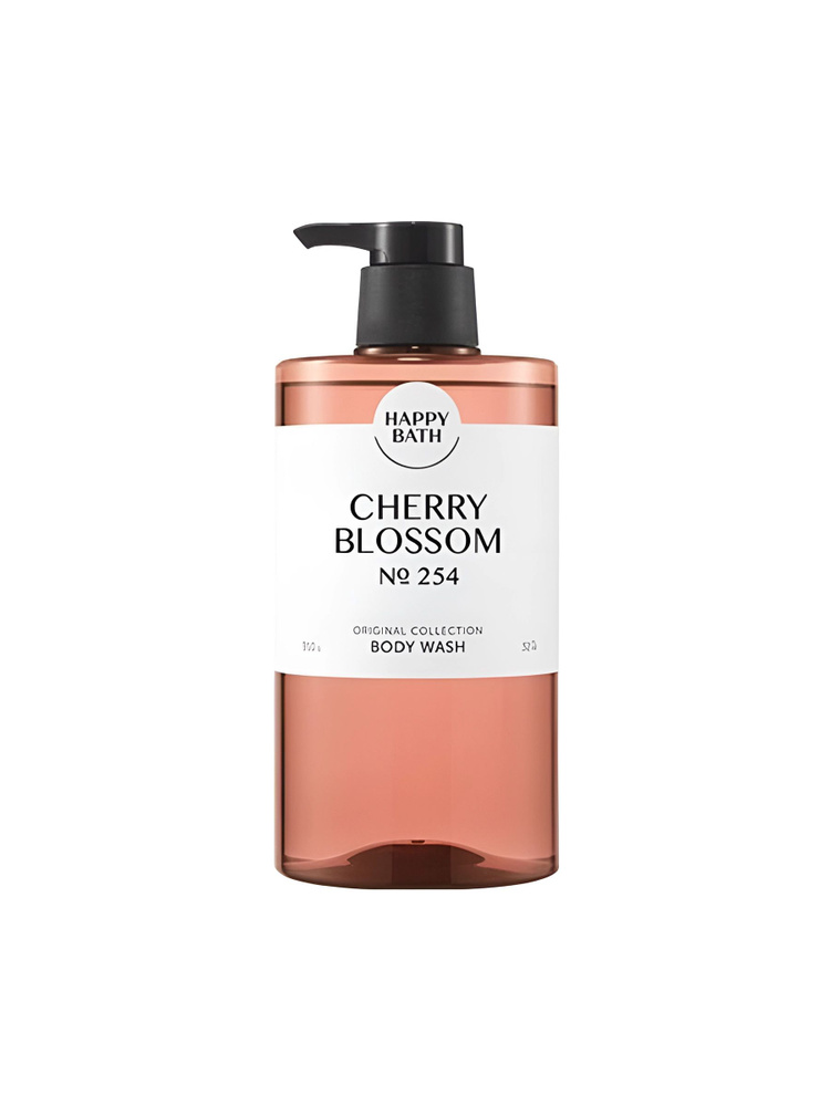 HAPPY BATH Гель для душа с ароматом вишни, NATURAL BODY WASH CHERRY BLOSSOM №254, 910 г  #1