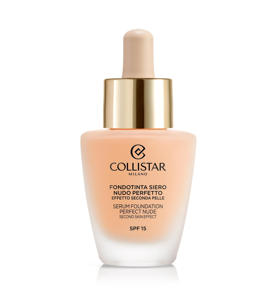 Collistar Serum Foundation Perfect Nude SPF15 №2 Beige /Тональная сыворотка  Collistar 10 мл(Tecтеp) - купить с доставкой по выгодным ценам в интернет- магазине OZON (1489107447)