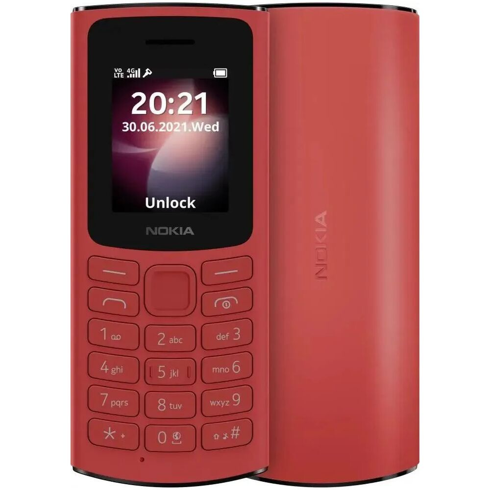 телефон nokia 106 красный (91) фото