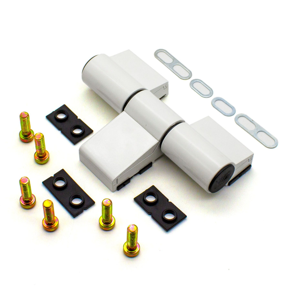 Петля дверная Windoorpro с подшипником белая трёхсекционная купить по ...