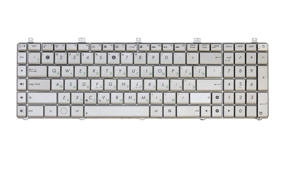 Клавиатура для ноутбука Asus N55, X5QS, PRO7DS, X7DS, мал. Ентер ...