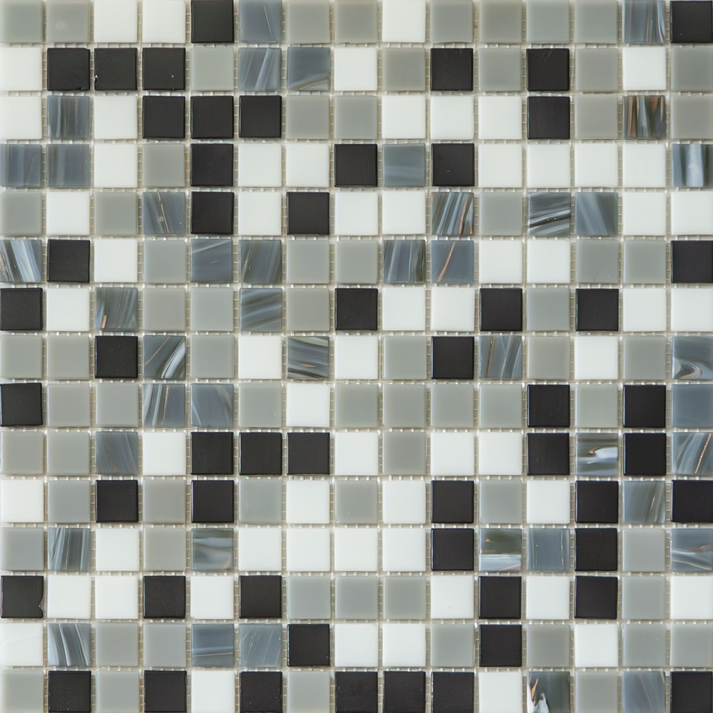 Elada Mosaic Плитка мозаика HK-16 серый микс, коробка, 7 матриц, 0,75 м2, 32.7 см x 32.7 см, размер чипа: #1