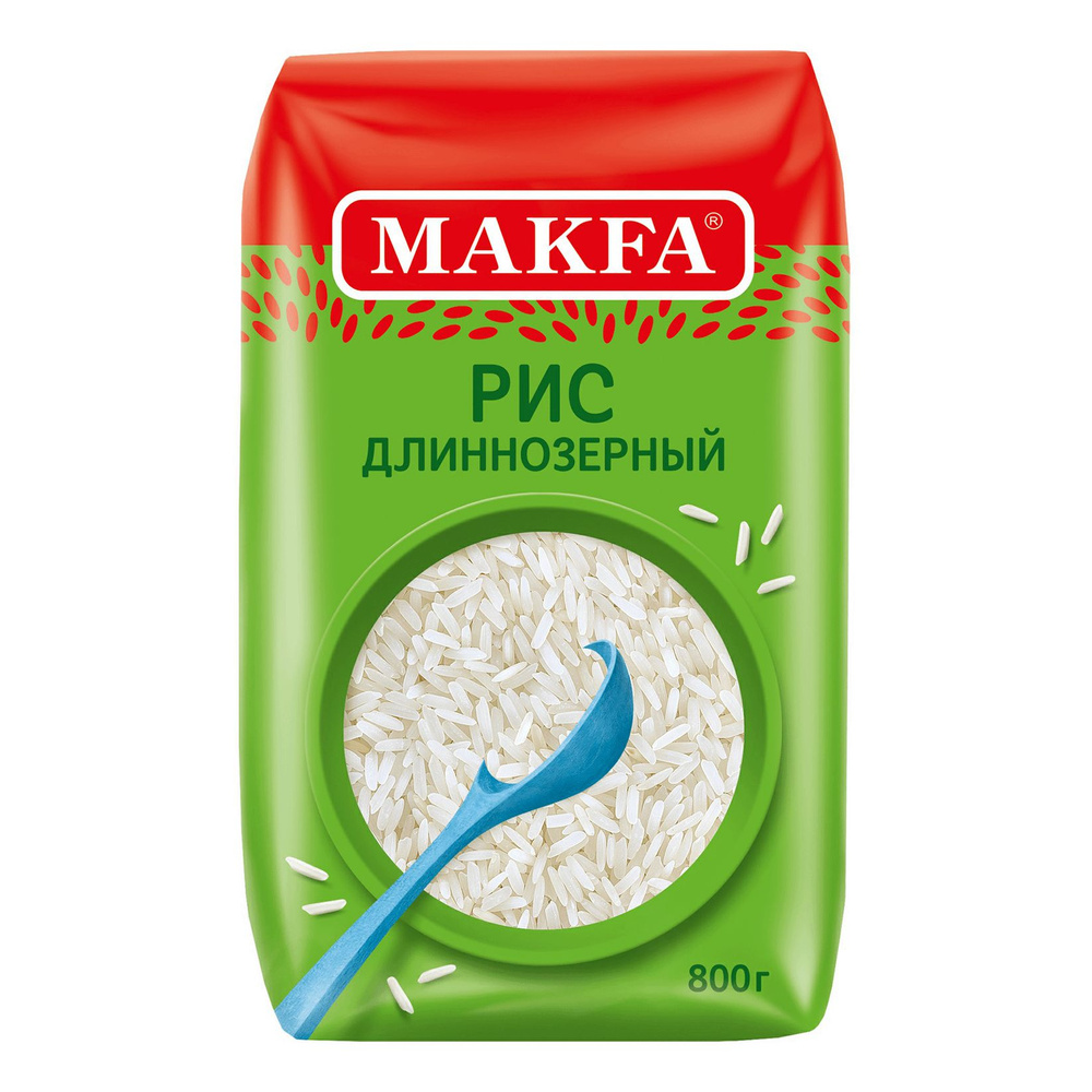 Рис Makfa Длиннозерный 800 г - купить с доставкой по выгодным ценам в ...