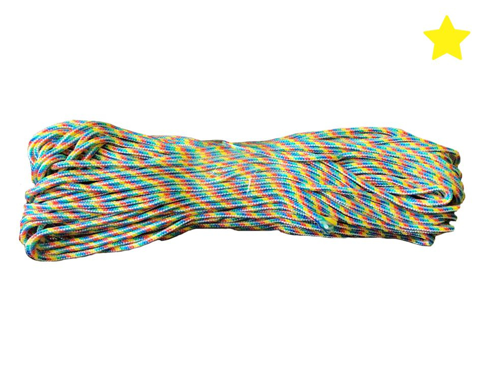 Шнур полипропиленовый плетеный 16пр 3 мм с/с "Мир Шнура" 50 м  #1