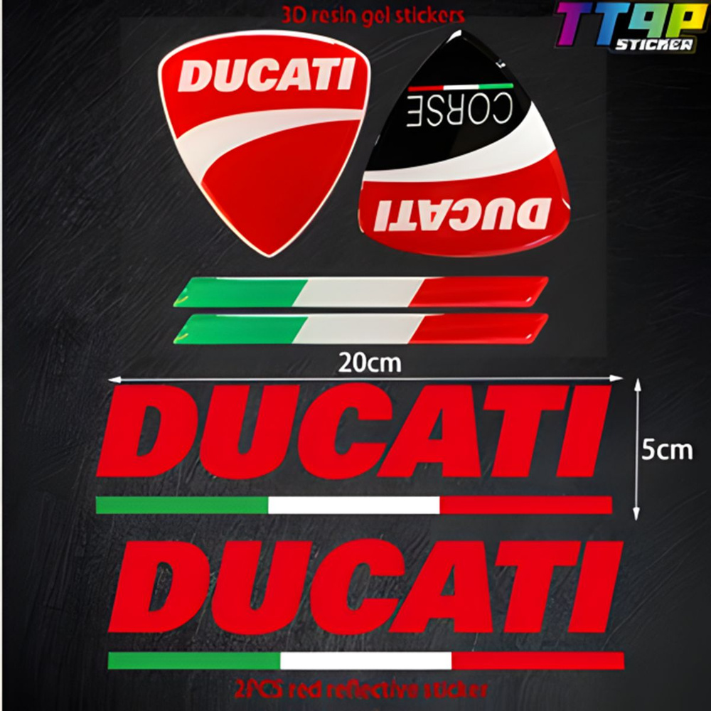 3D смола итальянский флаг логотип, светоотражающие наклейки для ...