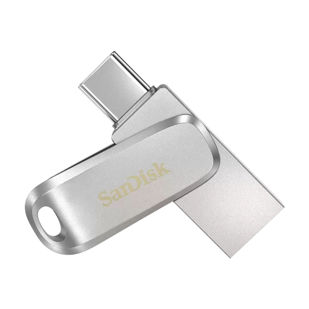 Флеш-накопитель SanDisk Ultra Dual Drive Luxe USB Type 32 GB 150MB/s USB 3.1 Gen1. Цвет: серебристый #1