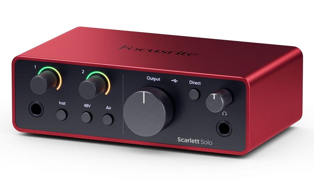FOCUSRITE Scarlett Solo 4th Gen Аудиоинтерфейс USB, 2 входа/2 выхода #1