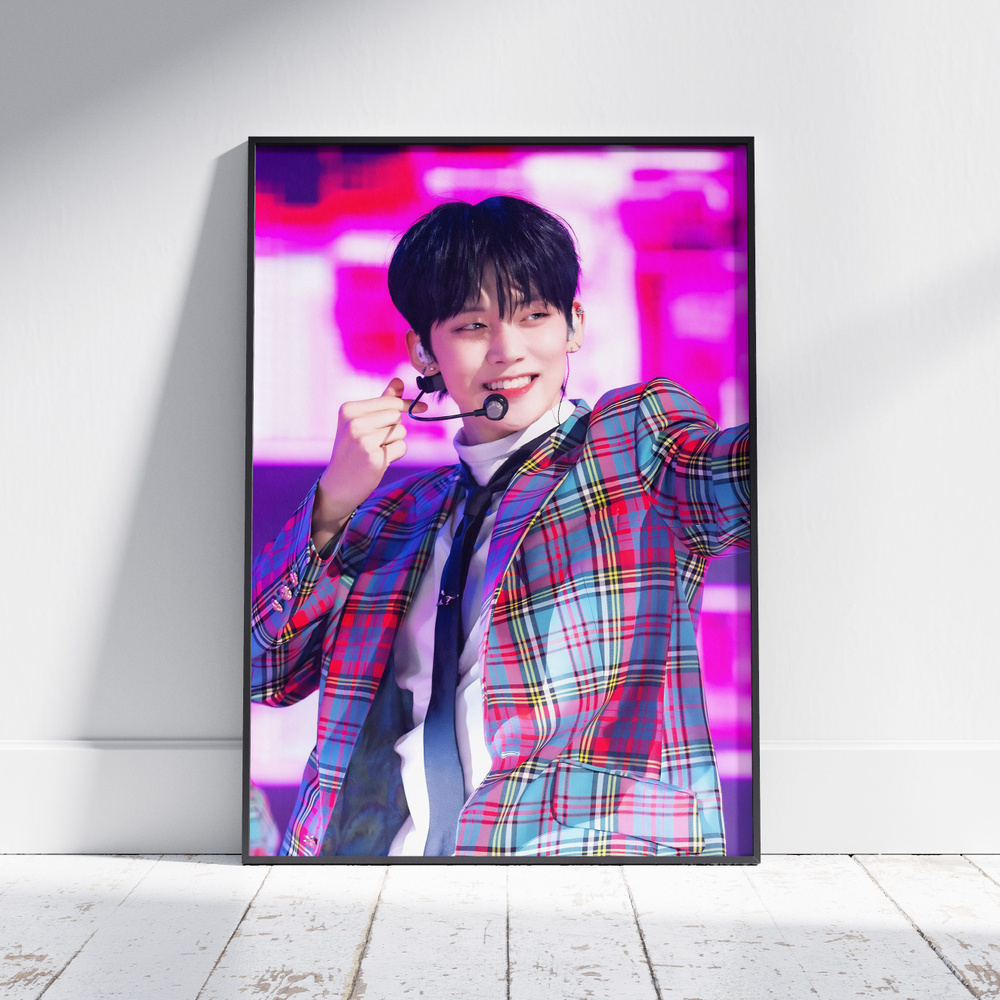 Плакат на стену для интерьера TXT - TOMORROW X TOGETHER (Ёнджун - Yeonjun 29) - Постер по K-POP музыке #1