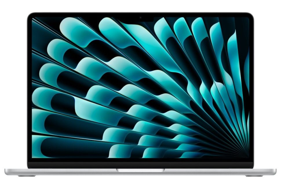 Apple MacBook Air M3 Ноутбук 13", Apple M3 (8 CPU, 10 GPU), RAM 8 ГБ, SSD 512 ГБ, macOS, (MRXR3), серебристый, #1