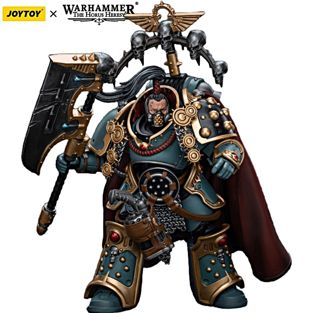 Подвижная фигурка Warhammer Ересь Хоруса JOYTOY 30K 1/18 Сыны Хоруса Претор  легиона с топором силы Подарочная модель - купить с доставкой по выгодным  ценам в интернет-магазине OZON (1574422134)