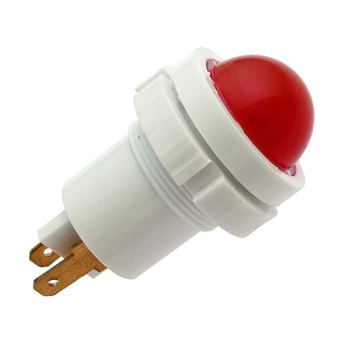 Светодиодная индикаторная лампа СКЛ12б-К-2-220 (светосигнальная ...