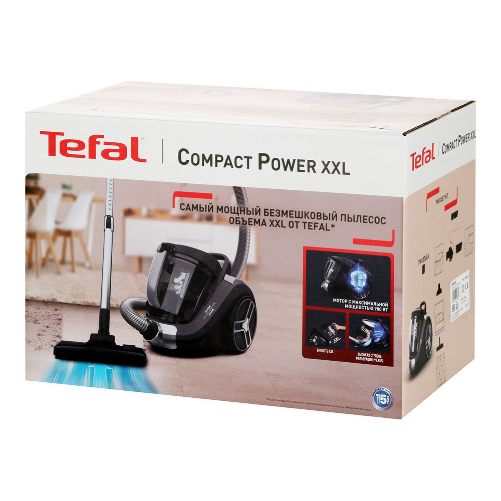 Пылесос с контейнером для пыли Tefal TW4B36EA